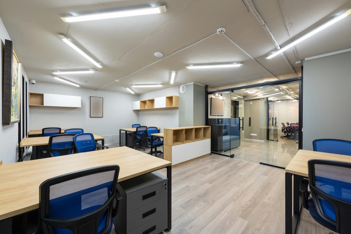 Commercial office renovation in progress